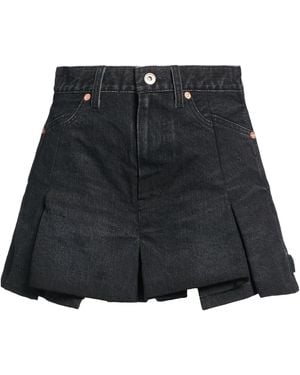 Sacai Denim Shorts Cotton - Black