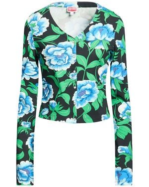 KENZO Shirt Cotton, Elastane - Blue