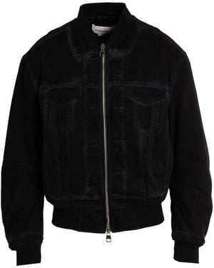McQueen Denim Outerwear - Black