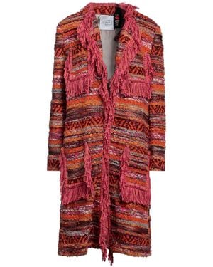 De'Hart Overcoat & Trench Coat - Red