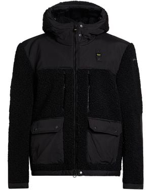 Blauer Borreguito Y Pelo Ecológico - Negro