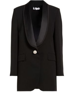 Federica Bonifaci Blazer Silk, Virgin Wool, Polyester - Black