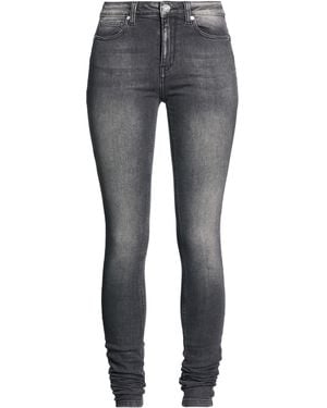 Dixie Charcoal Jeans Cotton, Elastic Fibers - Gray