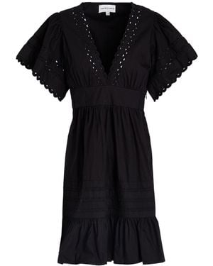 Antik Batik Mini-Kleid - Schwarz
