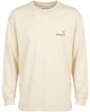 Carhartt Cream T-Shirt Cotton - Natural