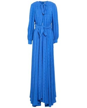 MSGM Maxi Dress Acetate, Silk - Blue