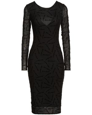 KARL LAGERFELD Midi Dress Polyester, Elastane - Black