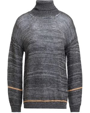 Peuterey Turtleneck Acrylic, Alpaca Wool, Wool - Grey
