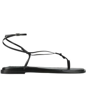 MSGM Thong Sandal - Black