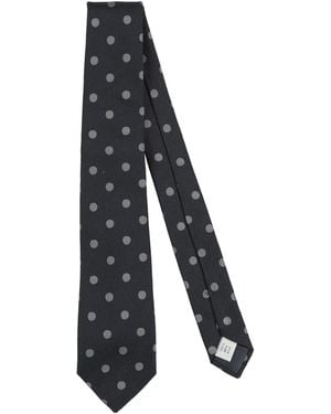 Tagliatore Midnight Ties & Bow Ties Silk - Gray