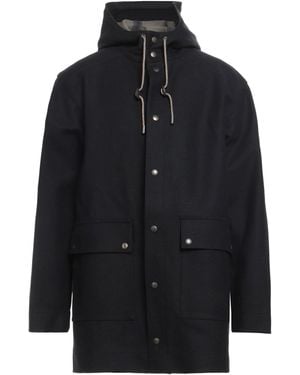 Aspesi Midnight Coat Virgin Wool, Polyamide, Polyurethane - Blue