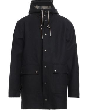 Aspesi Midnight Coat Virgin Wool, Polyamide, Polyurethane - Blue