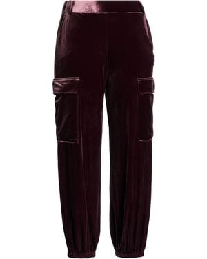 Compagnia Italiana Trousers Polyester, Elastane - Red