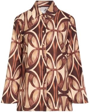 Compagnia Italiana Shirt Viscose, Polyester - Brown