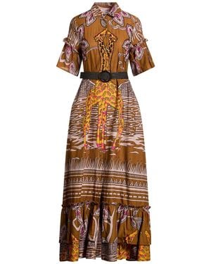 CONNOR & BLAKE Maxi Dress Cotton - Brown