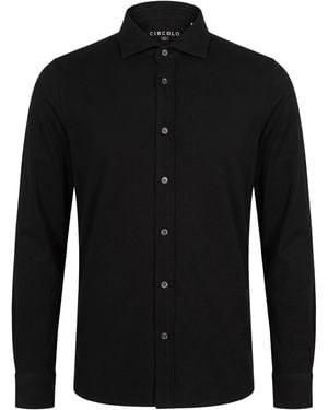 Circolo 1901 Shirt Cotton, Elastane - Black