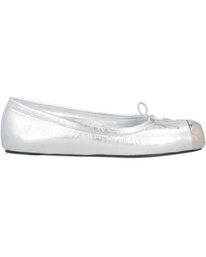 McQueen Ballet Flats Leather - White