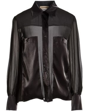 Gentry Portofino Shirt Viscose, Polyester - Black