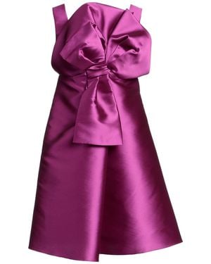 Alberta Ferretti Midi Dress - Purple