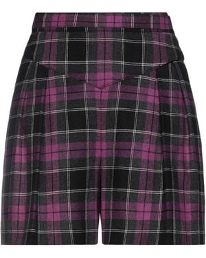 RED Valentino Shorts & Bermuda Shorts Polyester, Viscose, Wool, Elastane - Purple