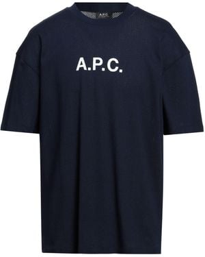 A.P.C. T-shirts - Blau