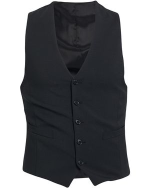 DIGEL Tailored Vest Polyester, Virgin Wool, Elastane - Blue