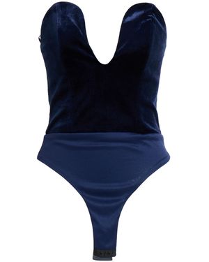 ACTUALEE Bodysuit Polyester, Elastane - Blue