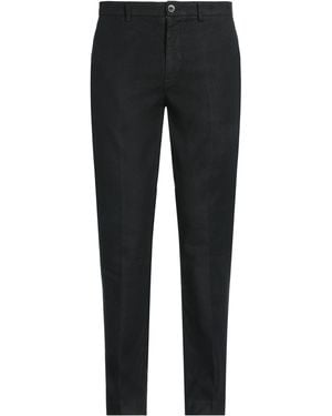 120% Lino Trouser - Black