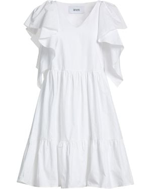 Silvian Heach Mini Dress Cotton - White