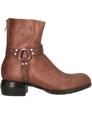 Rocco P Copper Ankle Boots Leather - Brown