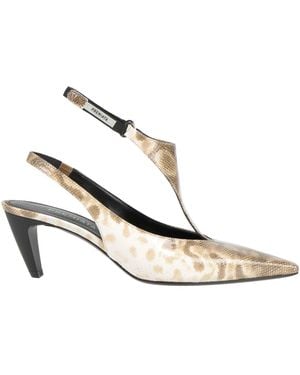 Premiata Khaki Court Shoes Leather - White