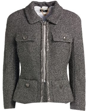 Elisabetta Franchi Jacket Viscose, Polyimide, Polyamide, Polyester - Black
