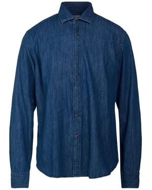 Xacus Denim Shirt Cotton - Blue