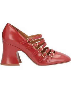 Chloé Brick Pumps Leather - Red