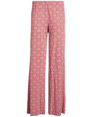 Maliparmi Fuchsia Pants Viscose, Elastane - Pink