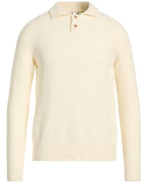 GALLIA Cream Sweater Merino Wool, Polyamide - White