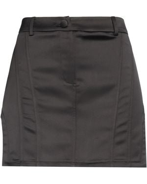 Gaelle Paris Mini Skirt Polyacrylic, Elastane - Gray