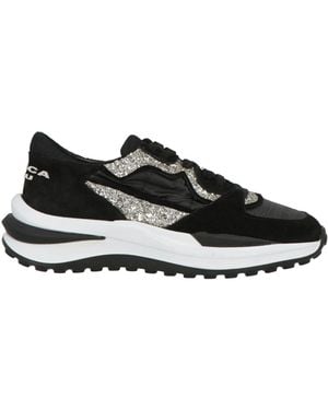 Tosca Blu Trainers Leather, Textile Fibres - Black