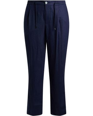 Barbati Midnight Pants Linen, Viscose - Blue