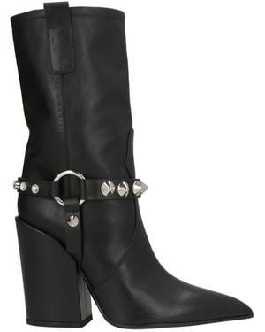 Lella Baldi Ankle Boots Calfskin - Black