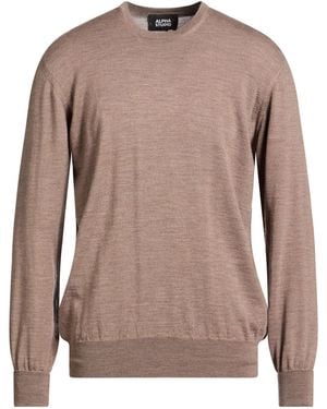 Alpha Studio Pullover - Marrone