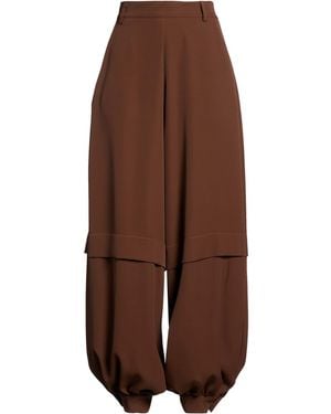 Haveone Trousers Polyester, Elastane - Brown