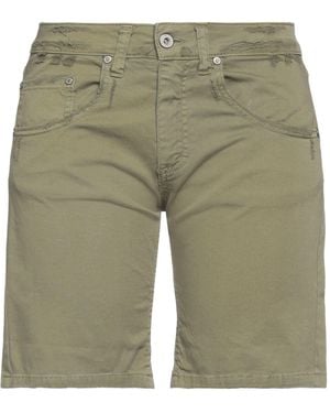 Please Denim Shorts - Green