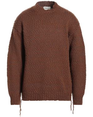 ATOMOFACTORY Turtleneck Virgin Wool, Polyamide, Wool - Brown