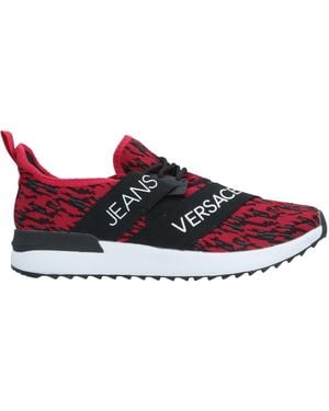 Versace Jeans Couture Trainers With Sock - Red