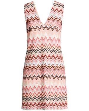 Missoni Mini Dress Cotton, Viscose - Pink