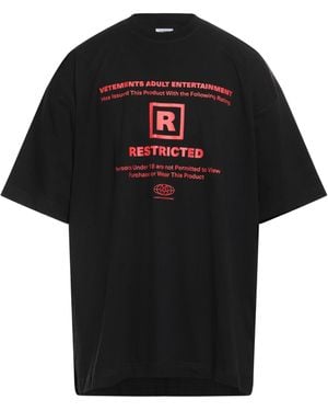 Vetements T-Shirt - Black