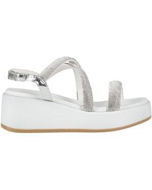 CafeNoir Sandals Synthetic Material - White