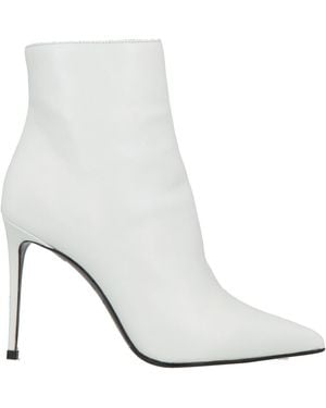 Le Silla Ankle Boots Leather - White