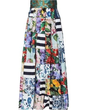 Dolce & Gabbana Maxi Skirt - White